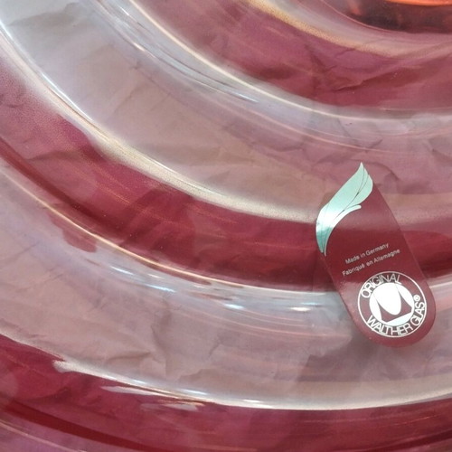 Walther Glas πιατέλα centerpiece κοχύλι 48cm καινούργιο, made in Germany