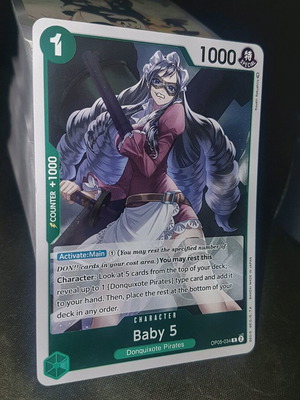 Baby 5 One Piece TCG OP05 Rare like new