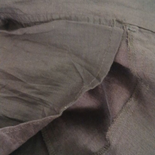 Max & Co skirt like new, A-line, 100% linen, brown, size L