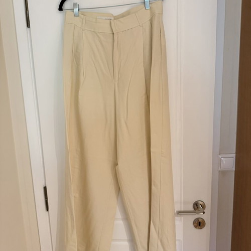 Zara strapless vest and pants set new, beige