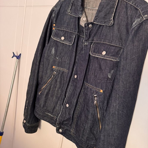 Diesel men's denim jacket, size large, slim fit