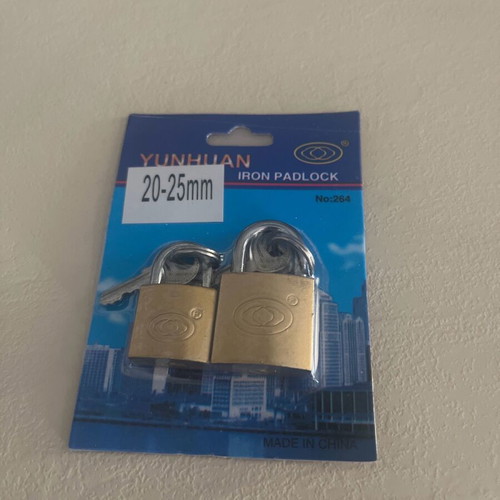 Padlocks new, set of 2 pieces