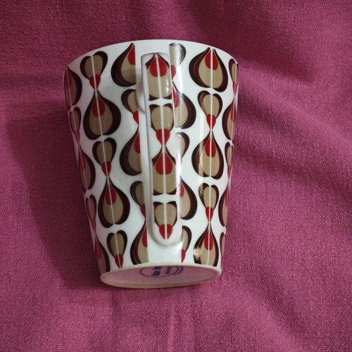 Porcelain Mug Modern House New Bone China like new