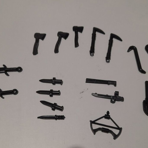 Lego weapons and tools set new, 19 pieces for City, Agents, Army