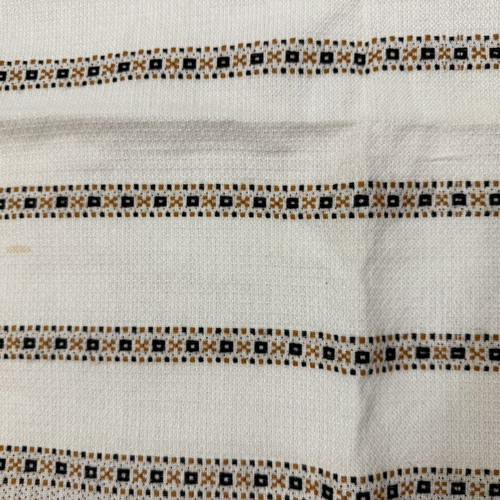 Traditional Handwoven Tagari Runner Used, Double-Sided Geometric Motifs