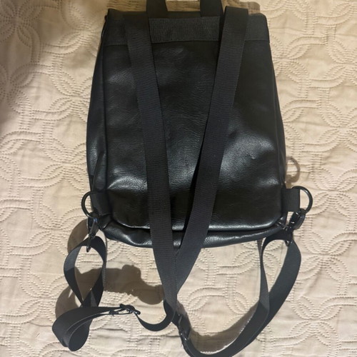 Polo backpack black used with a tear