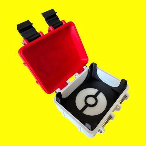 Rugged Pokémon Card Box with Pikachu Logo, New 3D Printed