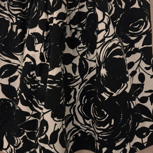 Strapless Ysatis dress with floral pattern, like new