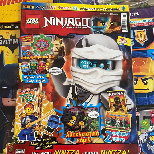 Lego official books, 5 pieces without figurines