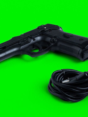 Thrustmaster Beretta 92FS Lightgun μεταχειρισμένο για Original Xbox