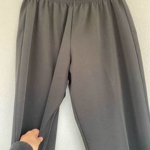 Black wide leg trousers Angelica new with elastic waist