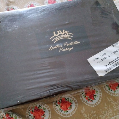 Leather cleaning protection set new