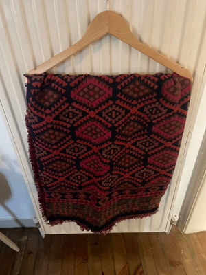 Accessorize knitted scarf very large used multicolor