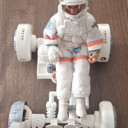Action Man Moonraker collectible figure used with lunar rover