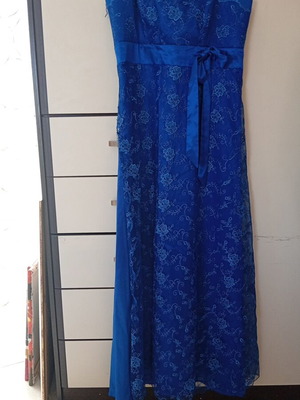 Blue Ruah Giorgio Ajutanti dress size 56 with scarf like new