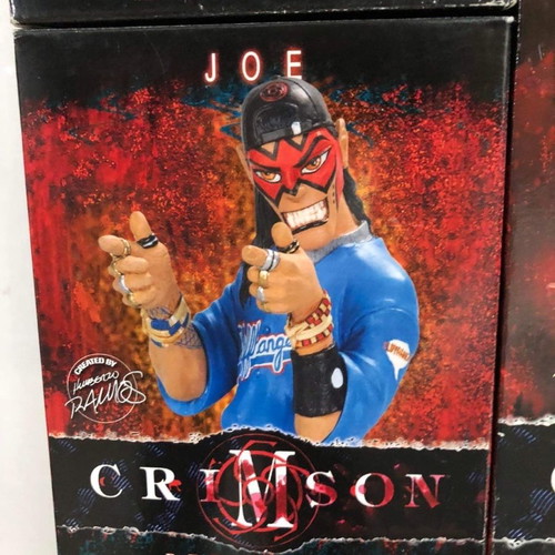 Crimson set of 5 busts new, based on Humberto Ramos art