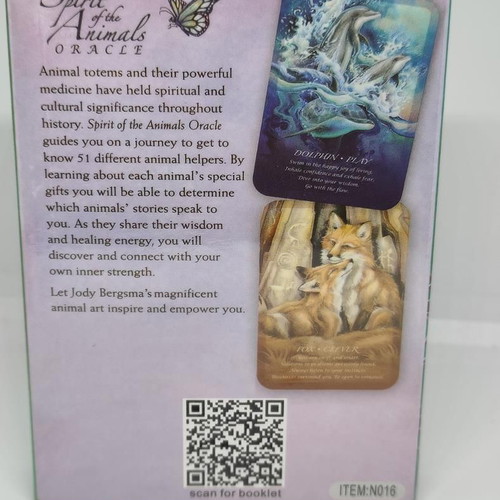 Spirit of the Animals Oracle Card Deck like new by Jody Bergsma