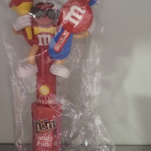 M & ms fan with candies from 2007, like new