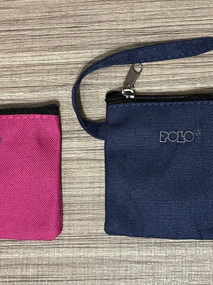 Портфейли Polo нови, комплект от 200 броя в синьо и розово