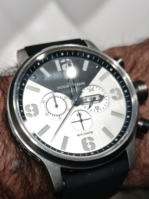 Jacques Lemans ρολόι ανδρικό αφορετό, chronograph, 20ATM