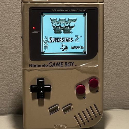 Game Boy WWF Superstars 2 cartridge used, sports