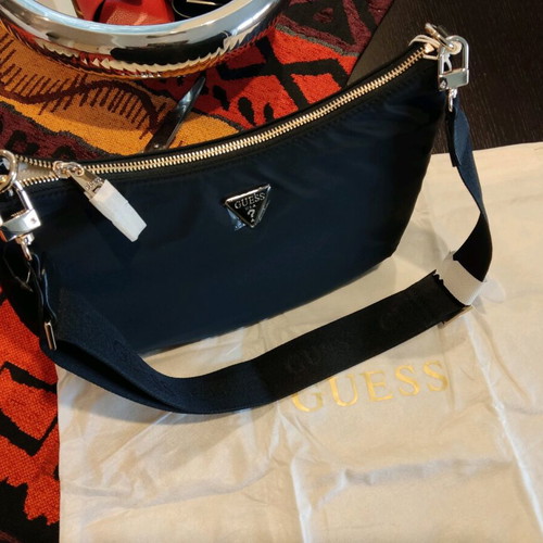 Guess Eco Gemma crossbody shoulder bag new, black