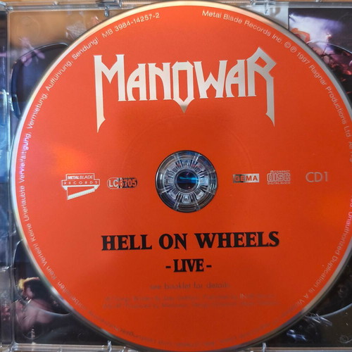 Manowar Hell on Wheels live CD double used, metal