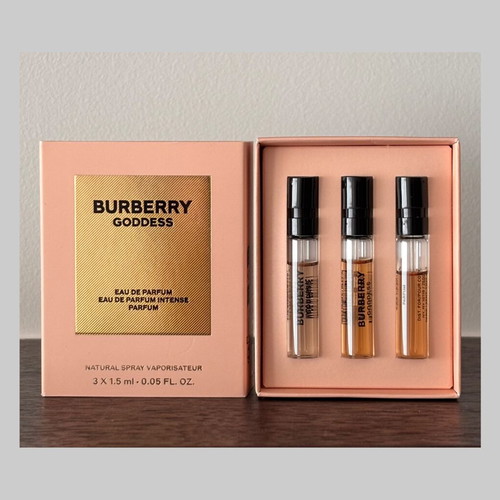 Burberry Goddess Complete Trilogy Discovery Set new, 3 x 1.5ml tester vials