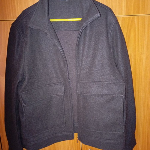 Mango wool jacket dark brown, new, size XXL