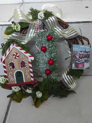 Christmas handmade wreath for gift new