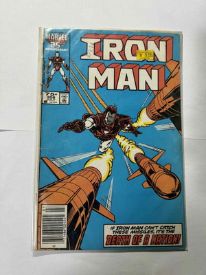 Iron Man #208 used comic book in English