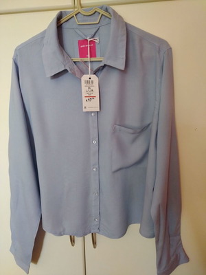 Πουκάμισο Pink Woman καινούριο, γαλάζιο, μέγεθος XL