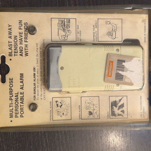 Portable vintage alarm system new