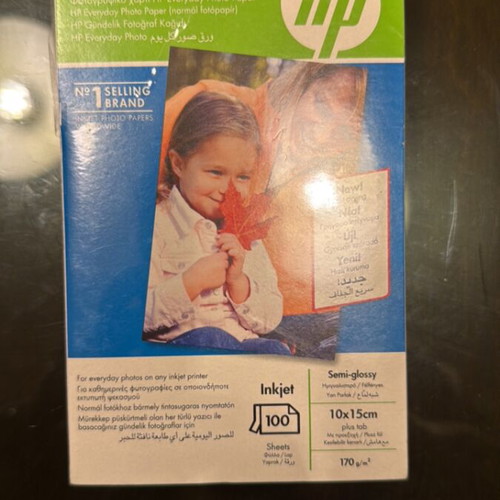 HP photo paper new
