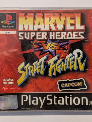 Marvel Super Heroes VS. Street Fighter for PlayStation like new, PAL