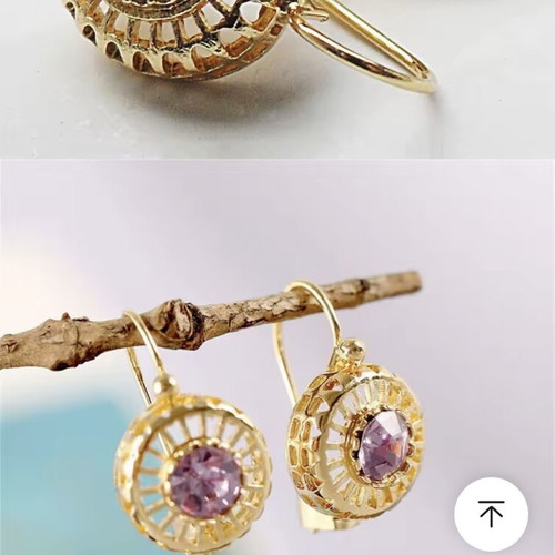 Steel earrings classic new
