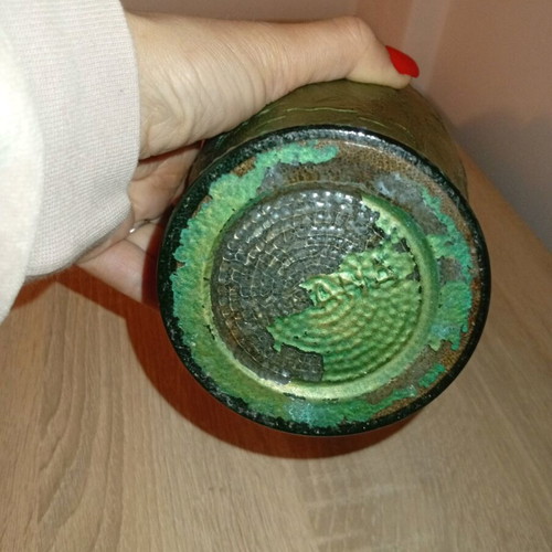 Chinese vase used, 24 cm, with paint wear