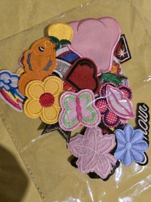 Iron-on patches for girls 30 pieces new
