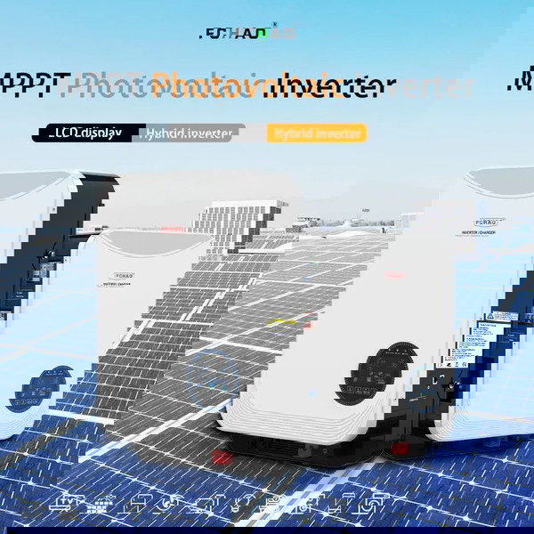 FCHAO 48V 230V 6200 watt 6.2kw καθαρό ημιτονοειδές κύμα από υβριδικό μετατροπέα