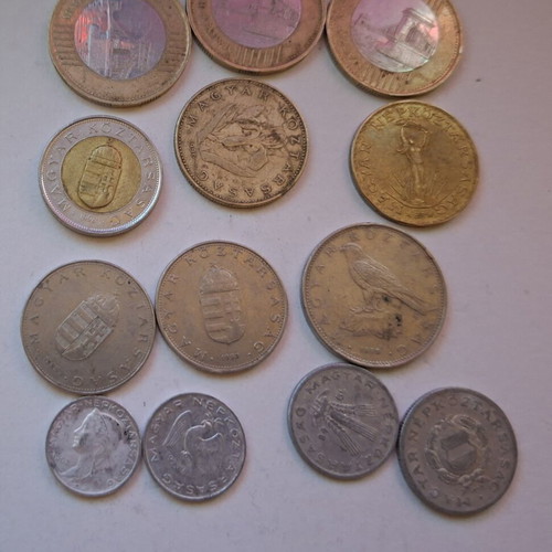 Lot of 13 Hungarian coins