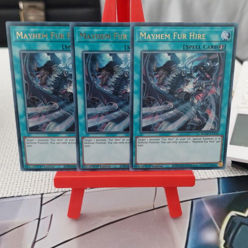 Mayhem Fur Hire Yu-Gi-Oh! cards new