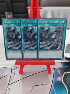 Mayhem Fur Hire Yu-Gi-Oh! cards new
