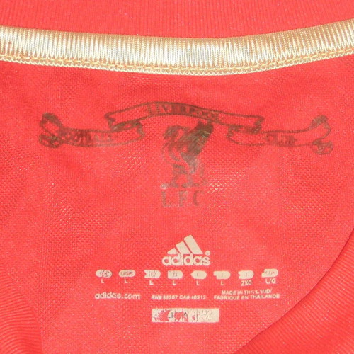 Liverpool Jersey 2011-2012 used, home kit, size Large