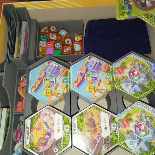 Jurassic World 3D printed insert for board game