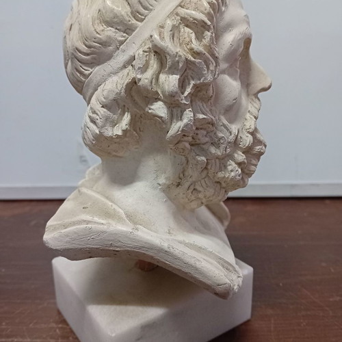 Homer statue used cast stone sculpture bust