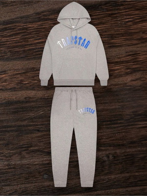 Trapstar tracksuit gray and blue brand new, size S