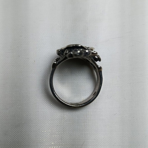 Silver 925 Sterling Ring used, size 18.6, 7.3g