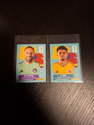 Colombia Players FIFA World Cup 2026 Stickers new