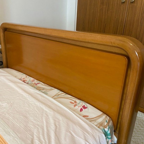 Beds set of 2 used, solid wood, 98x220 cm each