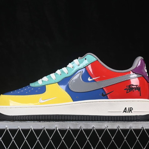 Nike Air Force 1 sneakers new, handmade colorful design